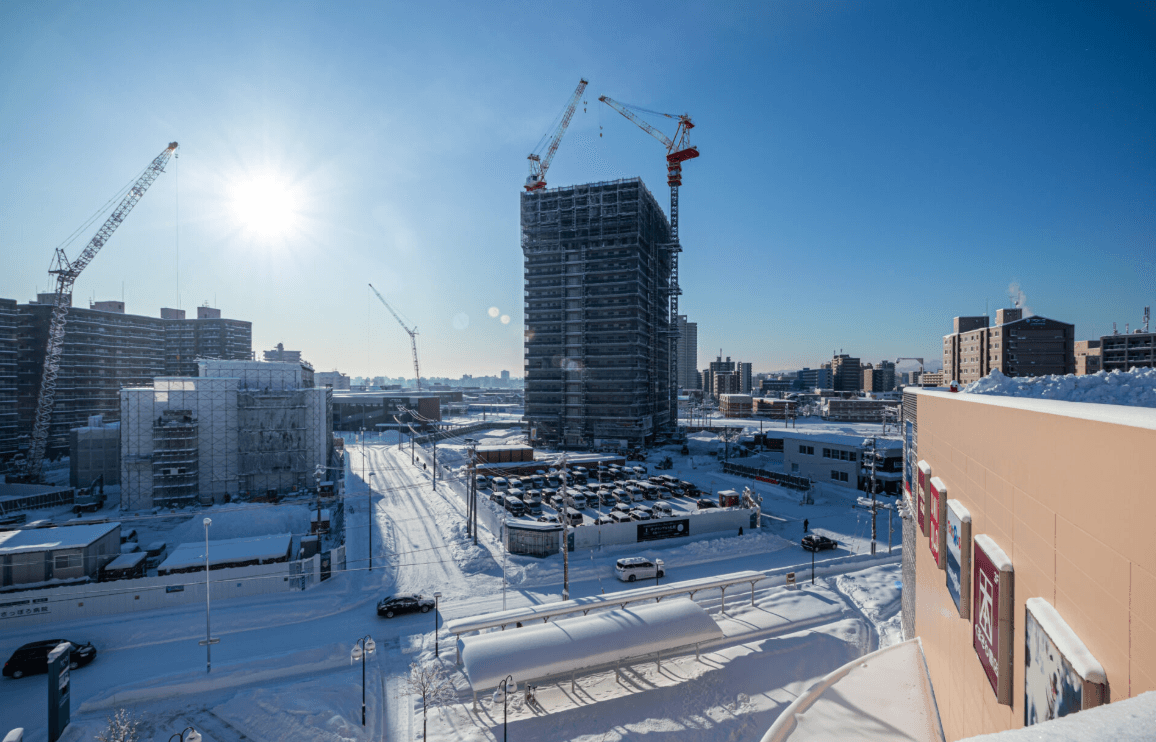 ビル屋上へのシステム設置